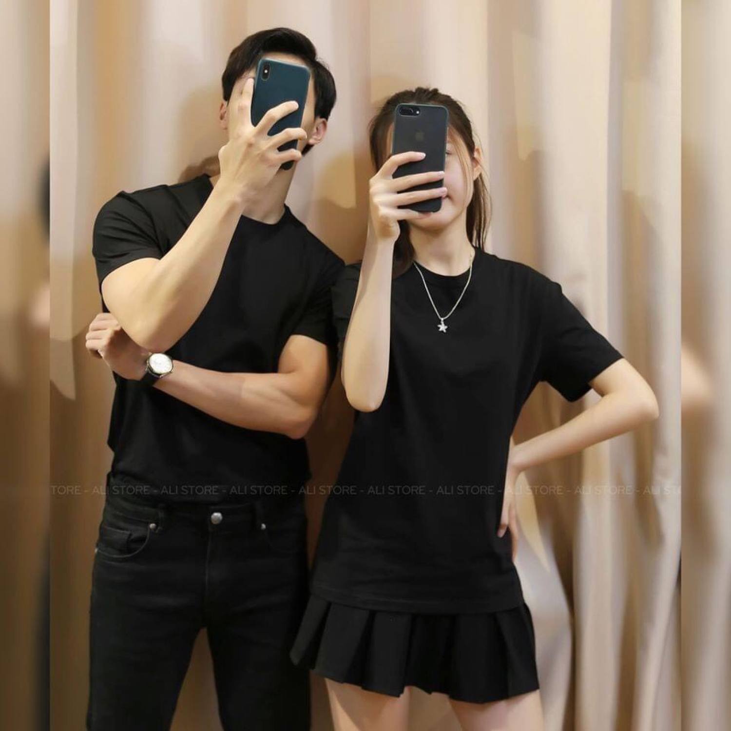 Áo thun nam nữ, áo cặp đôi,bộ đồ đôi siêu hot 2022(LUCKY SHOP)