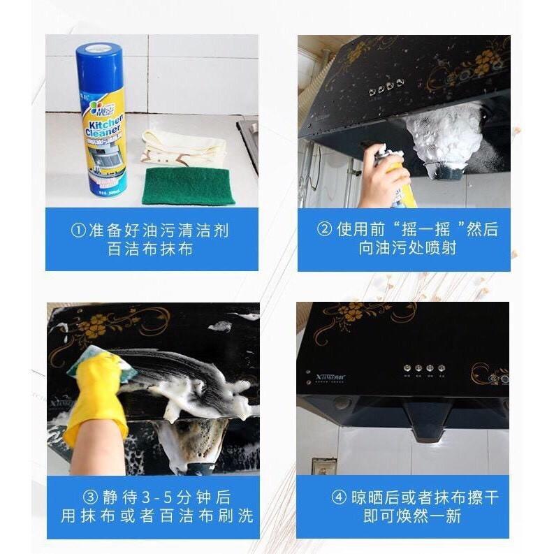 Chai xịt tẩy đa năng nhà bếp KITCHEN cleaner siêu sạch