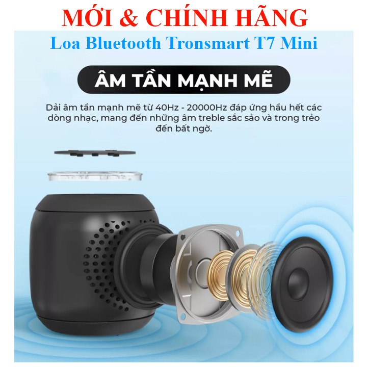 Loa Bluetooth Chống nước Ghép đôi được Tronsmart Element T6 Mini, T7 mini, Trip