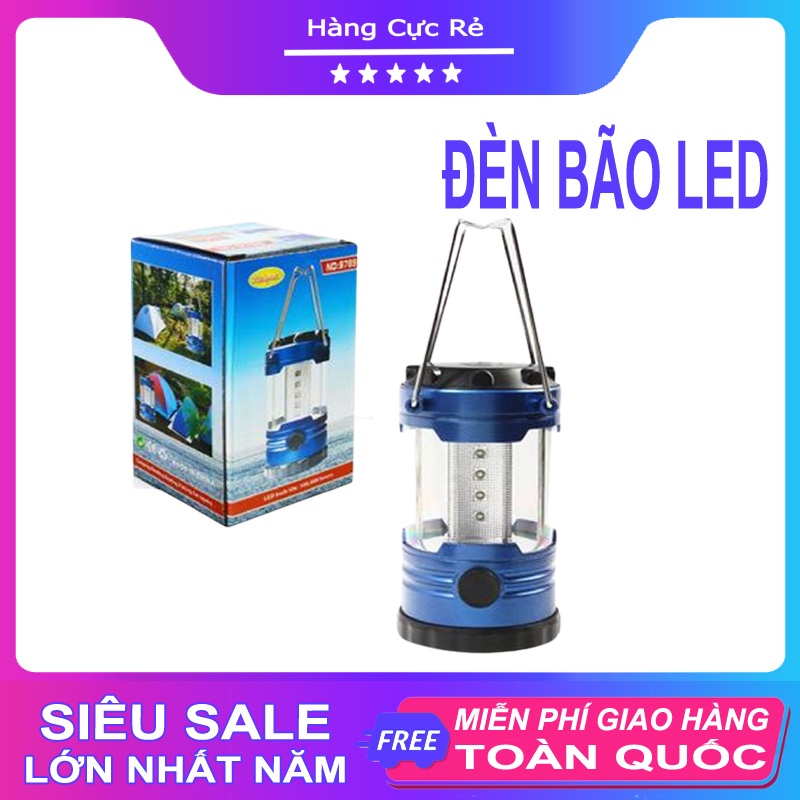 Đèn bão 12 bóng led siêu sáng, xài pin, có tay cầm tiện lợi - shop hàng cực rẻ