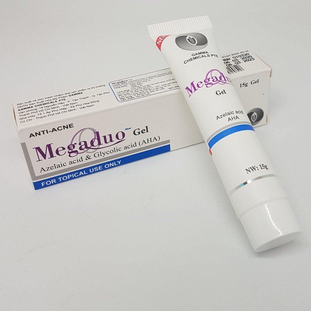 Gel bôi mụn, ngừa thâm megaduo 15g