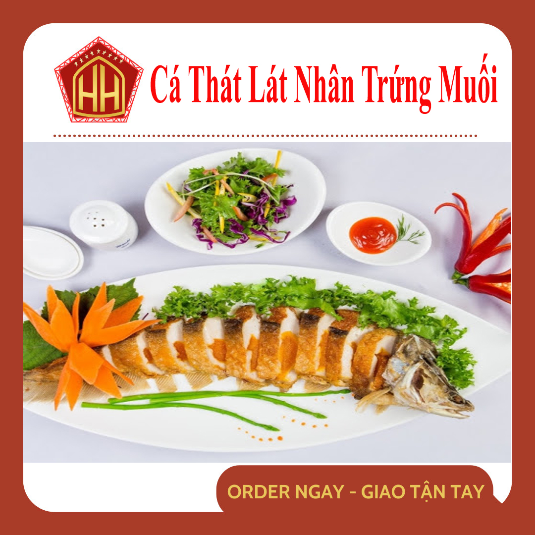 [Chỉ Giao HCM] Cá Thát Lát Rút Xương Nhân Trứng Muối (con 230g)