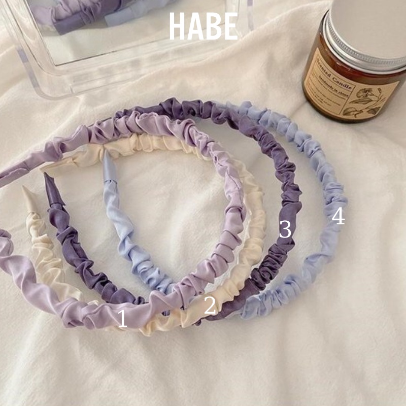 Bờm tóc vải lụa Hàn Quốc cài tóc nhẹ nhàng xinh xắn HABE