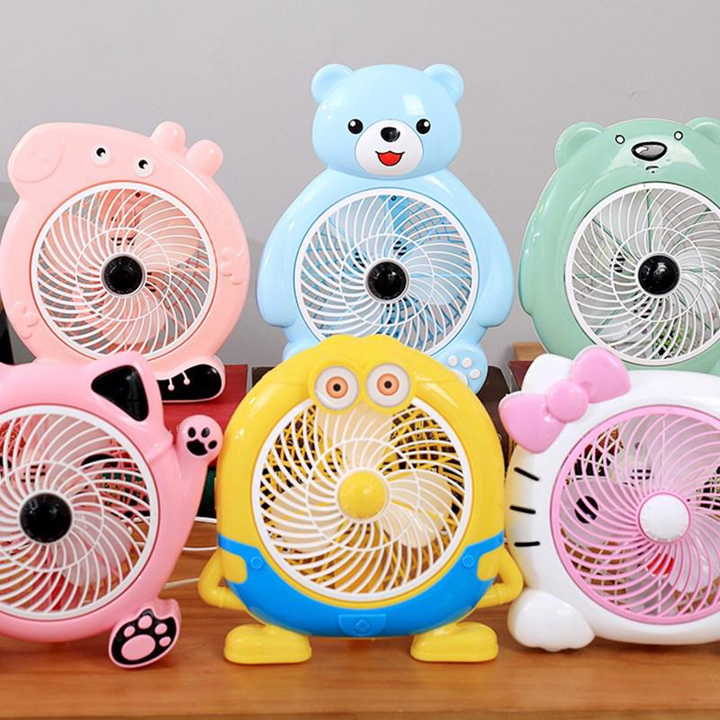 Quạt Để Bàn Mini Hình Thú Loại Xịn - Quạt Tích Điện Hình Thú Cỡ Lớn - 3 Tốc Độ Gió, Hạn Chế Gây Tiếng Ồn - Làm Mát Nhanh Chóng - Ít Bám Bụi, Dễ Vệ Sinh - Cổng Sạc USB Thông Dụng Với Nguồn Điện 220V - Có Bảo Hành