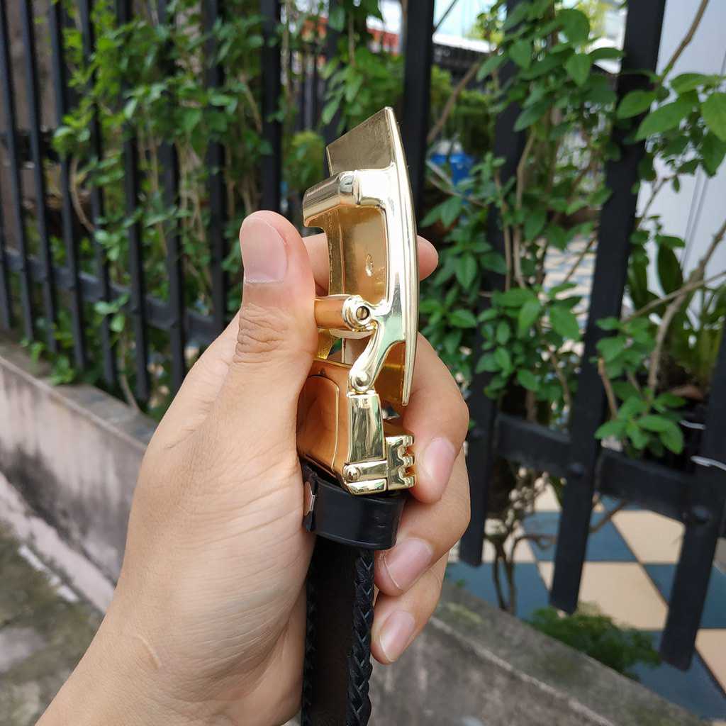 [FREE SHIP] Thắt Lưng Cá Sấu Liền Nguyên Tấm Lưng [ĐAN VIỀN THỦ CÔNG 100% RẤT BỀN]