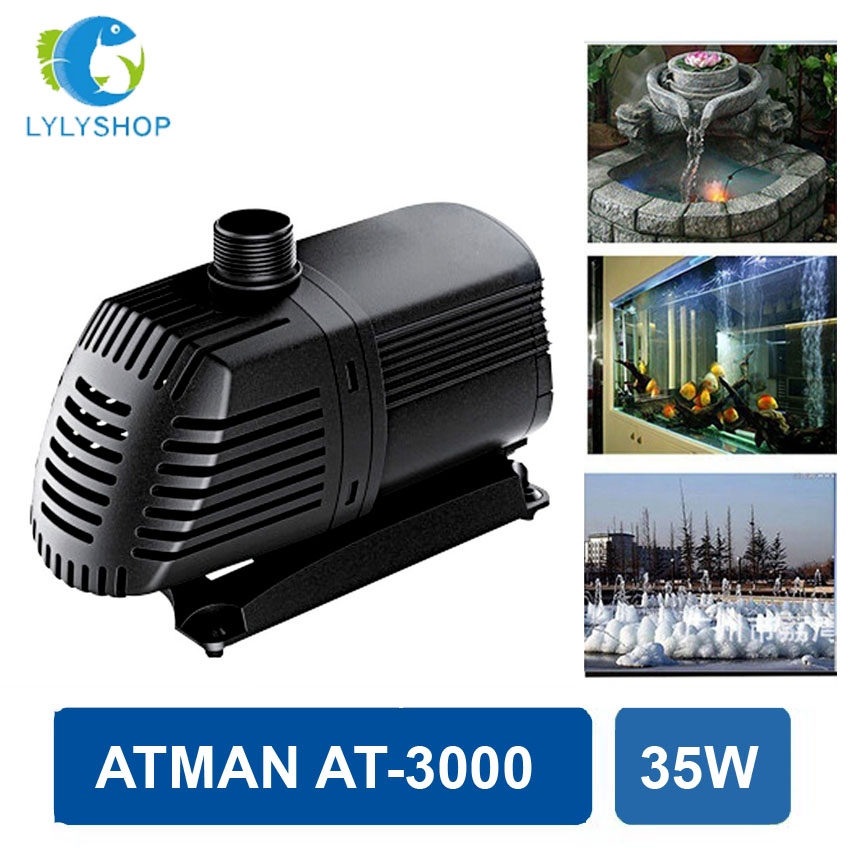 35W ATMAN AT 3000 pump, saving electricity for aquariums, small islands - ATMAN AT3000