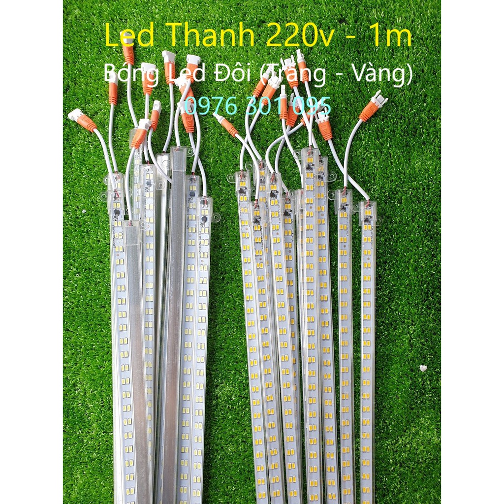 [COMBO 5] Đèn Led Thanh 220v 1m