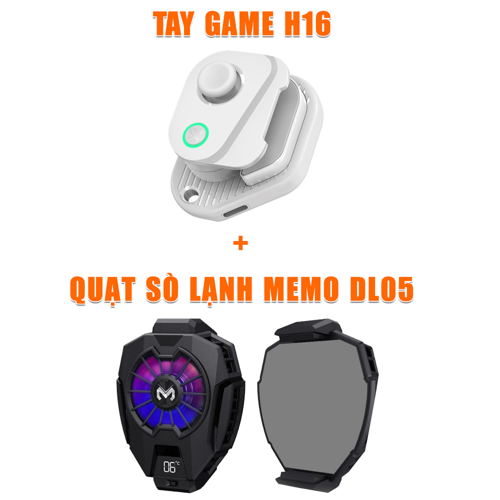Tay cầm chơi game điện thoại bluetooth không dây - Joystick Gamepad chơi game pubg, FREE FIRE Liên Quân Mobile H16