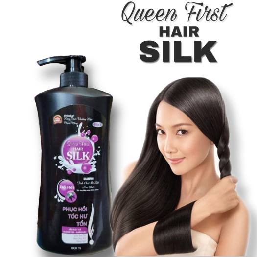 (COMBO 2 CHAI) Dầu Gội Đầu Bồ Kết Phục Hồi Tóc Hư Tổn SILK 1000ml- Dầu gội đầu - Dầu gội đầu chính hãng - Dầu gội đầu nhập khẩu - Dầu gội đầu thái lan - Ngăn Rụng Tóc/Phục Hồi Hư Tổn/ Suôn Mượt Óng Ả - Dầu Gội