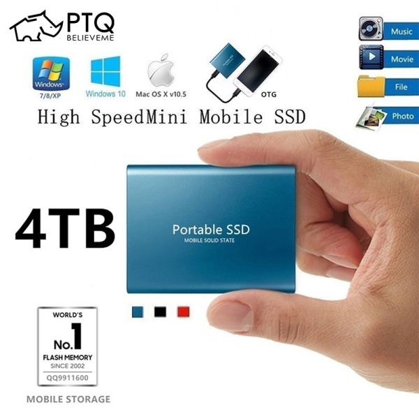 Bảng giá High Speed SSD Type-3.1 4TB /2TB/1T/500G Mobile Solid State Drive PTQ Phong Vũ