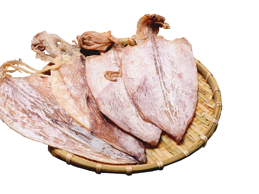 Khô mực lá;mực ống size lớn 30-40 con (túi 500gr)