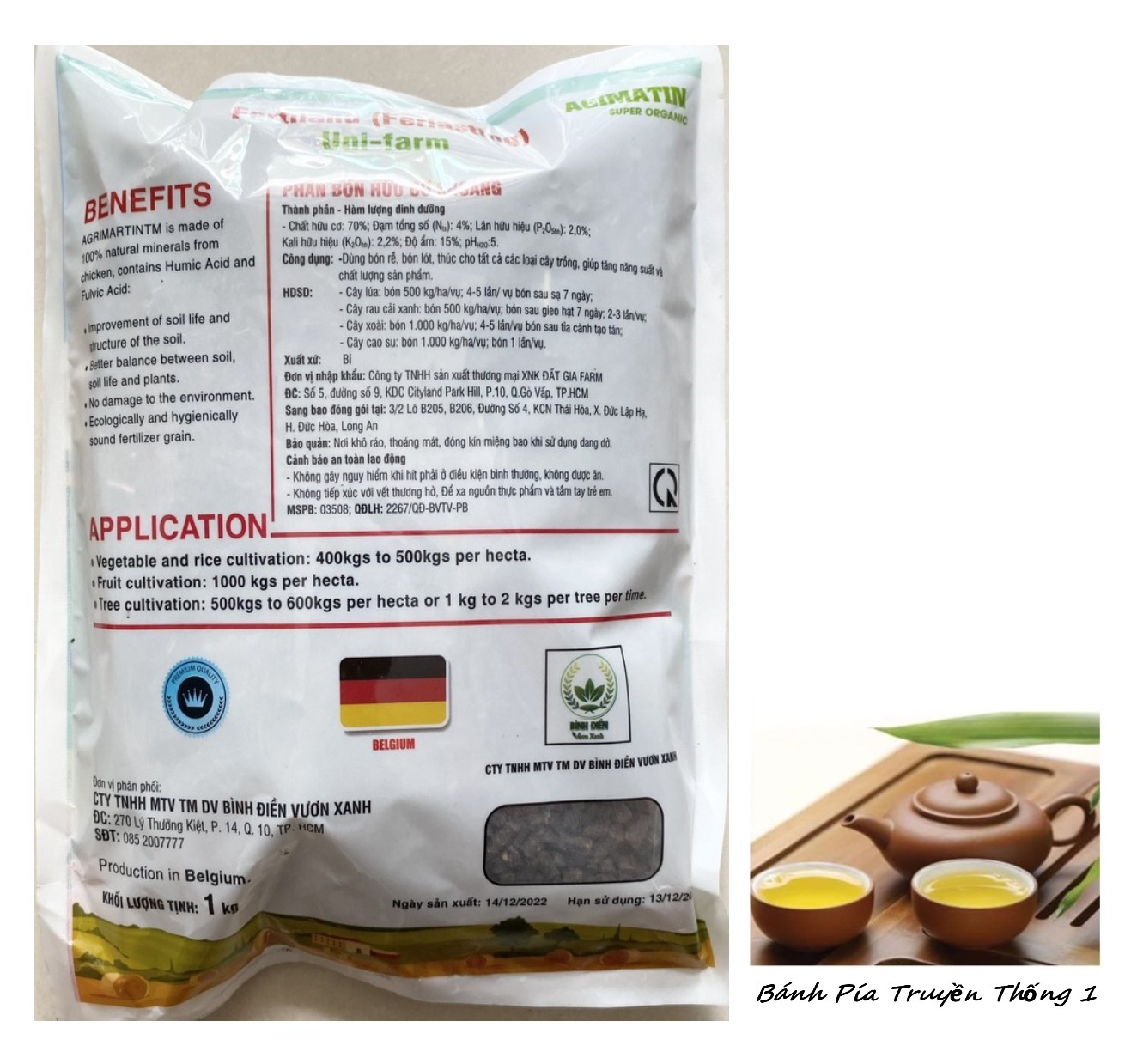 Phân Bón Hữu Cơ Sinh Học Agrimartin - #045A# 1kg