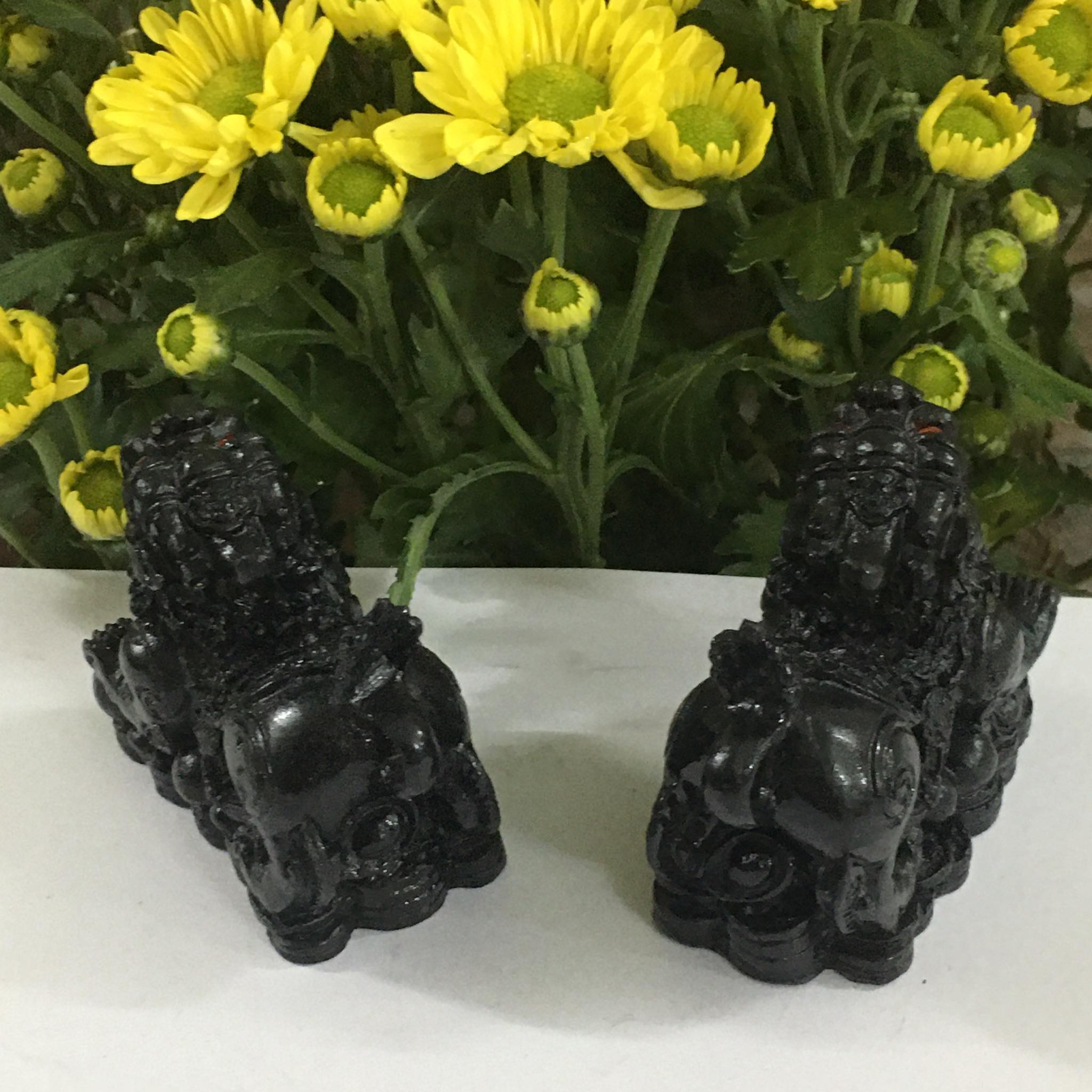 cặp tỳ hưu màu đen phong thủy
