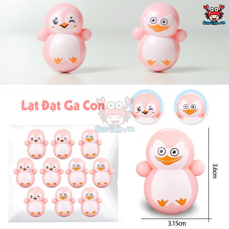 Lật đật squid game mini, đồ chơi lật đật mini doraemon cho bé cute dễ thương giá rẻ (pikachu, trò chơi con mực, minion)