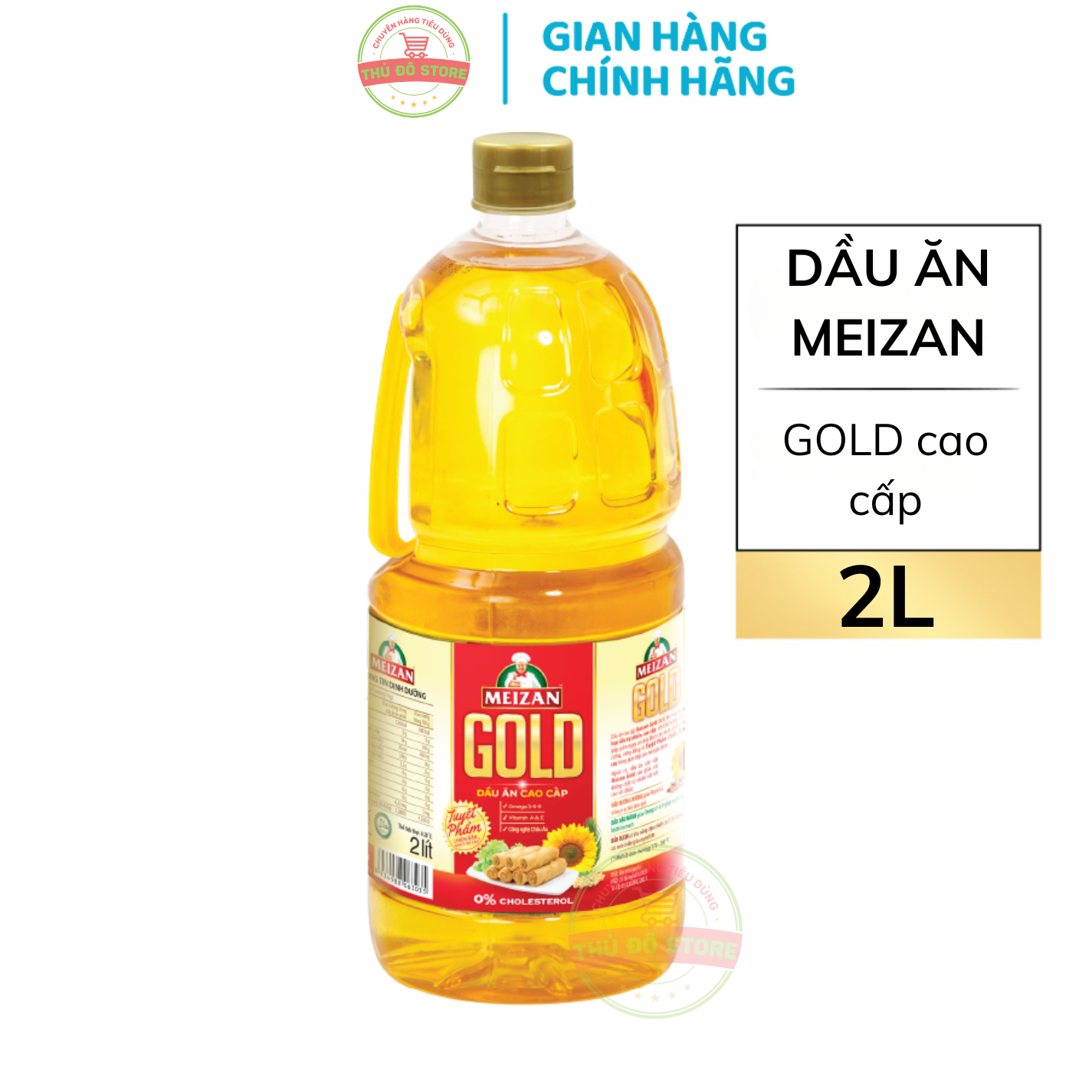 Dầu ăn meizan gold - chai 2l