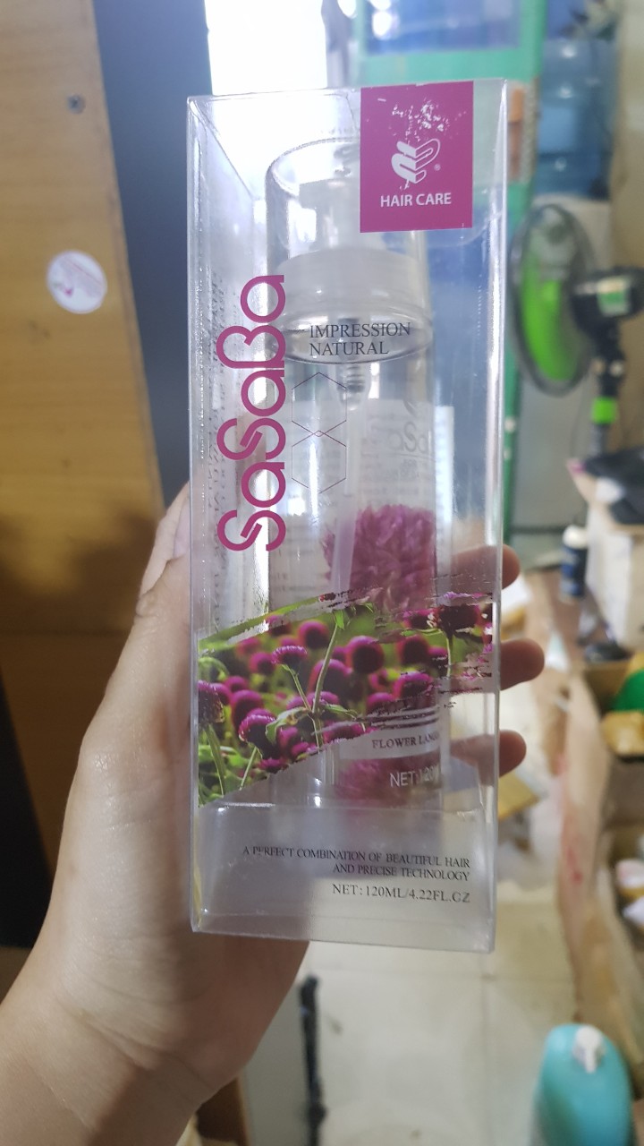 Tinh dầu hoa ngôn Sasaba ướp hương cho tóc 120mL