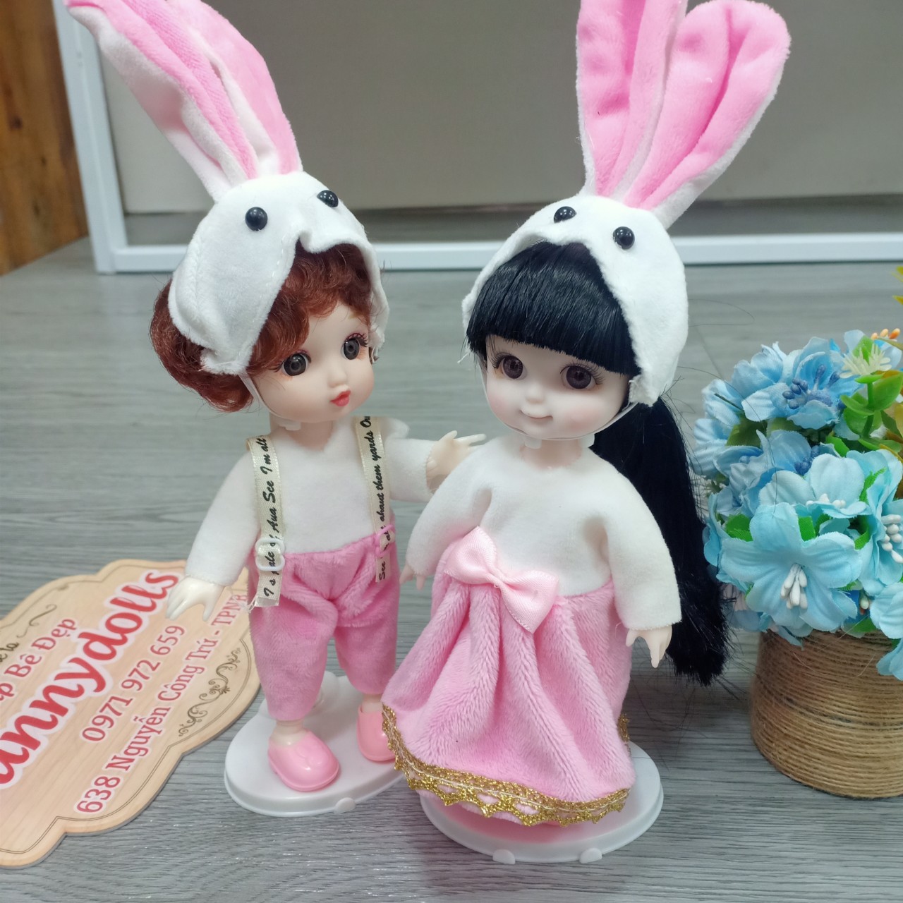 Búp Bê Cặp Đôi Cao 16cm Mặc Đồ Dễ Thương SỐ LƯỢNG ÍT