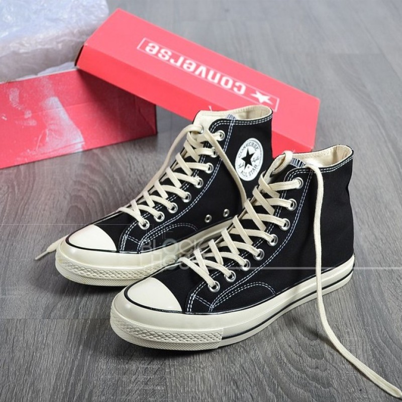 Giày thể thao Nam nữ Converse 1970s BLACK HIGH - version 2018 (Converse 1970s đen Cao cổ )