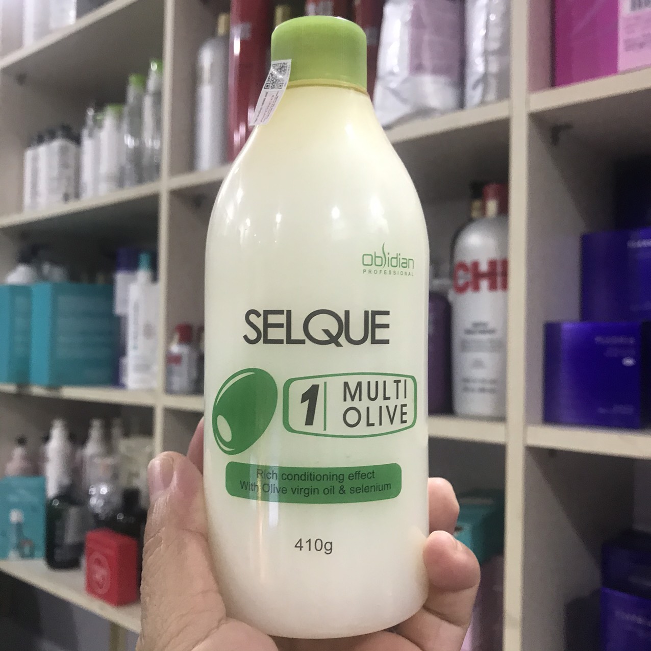 Thuốc uốn tóc Olive ( uốn lạnh ) Selque Obsidian cao cấp 410g/530g