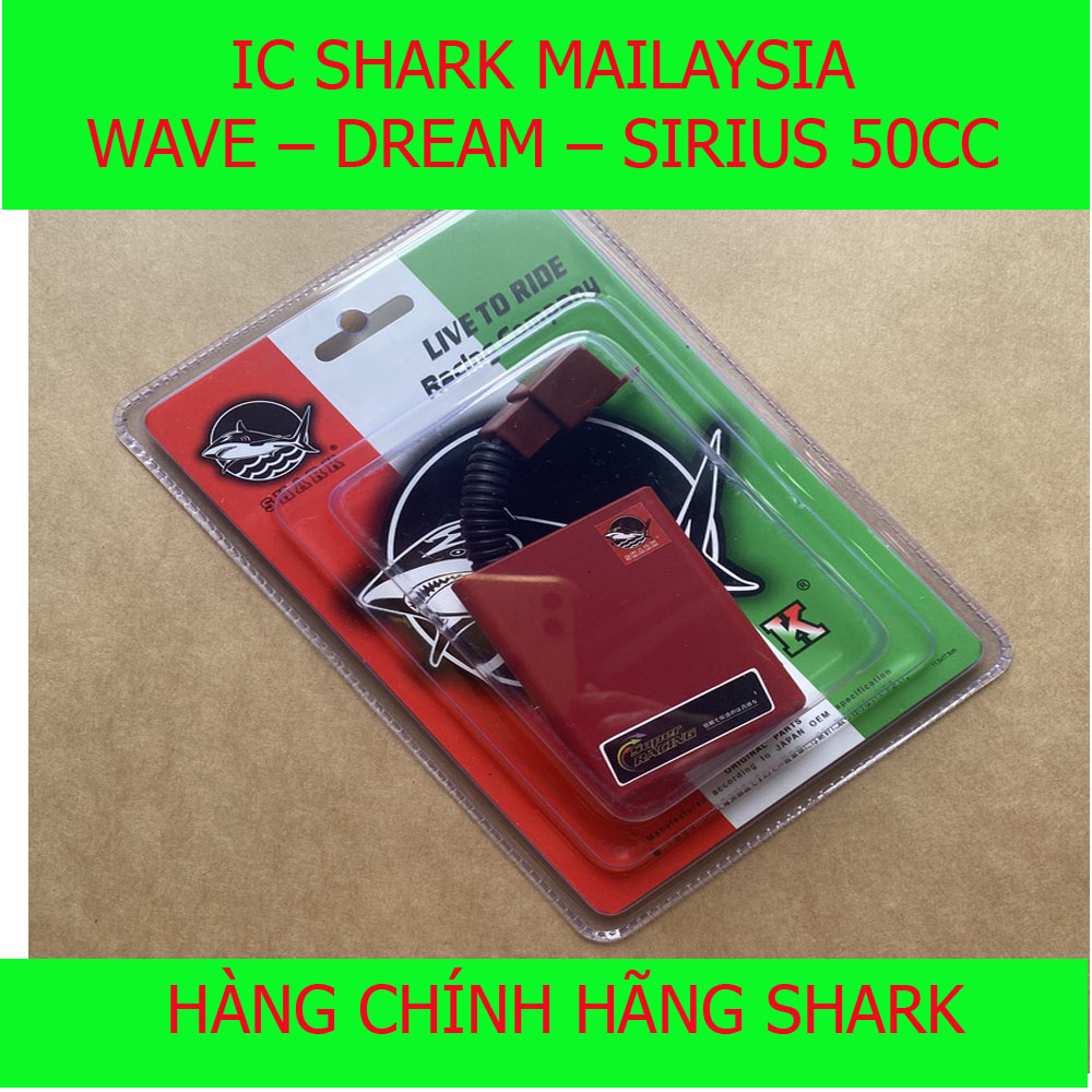 Ic shark độ mở tua máy cực mạnh honda wave – dream – sirius 50cc