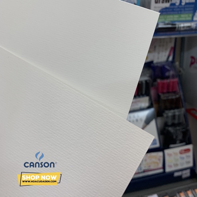 [HCM]Giấy Vẽ Màu Nước Canson Vân Ngang 250gsm