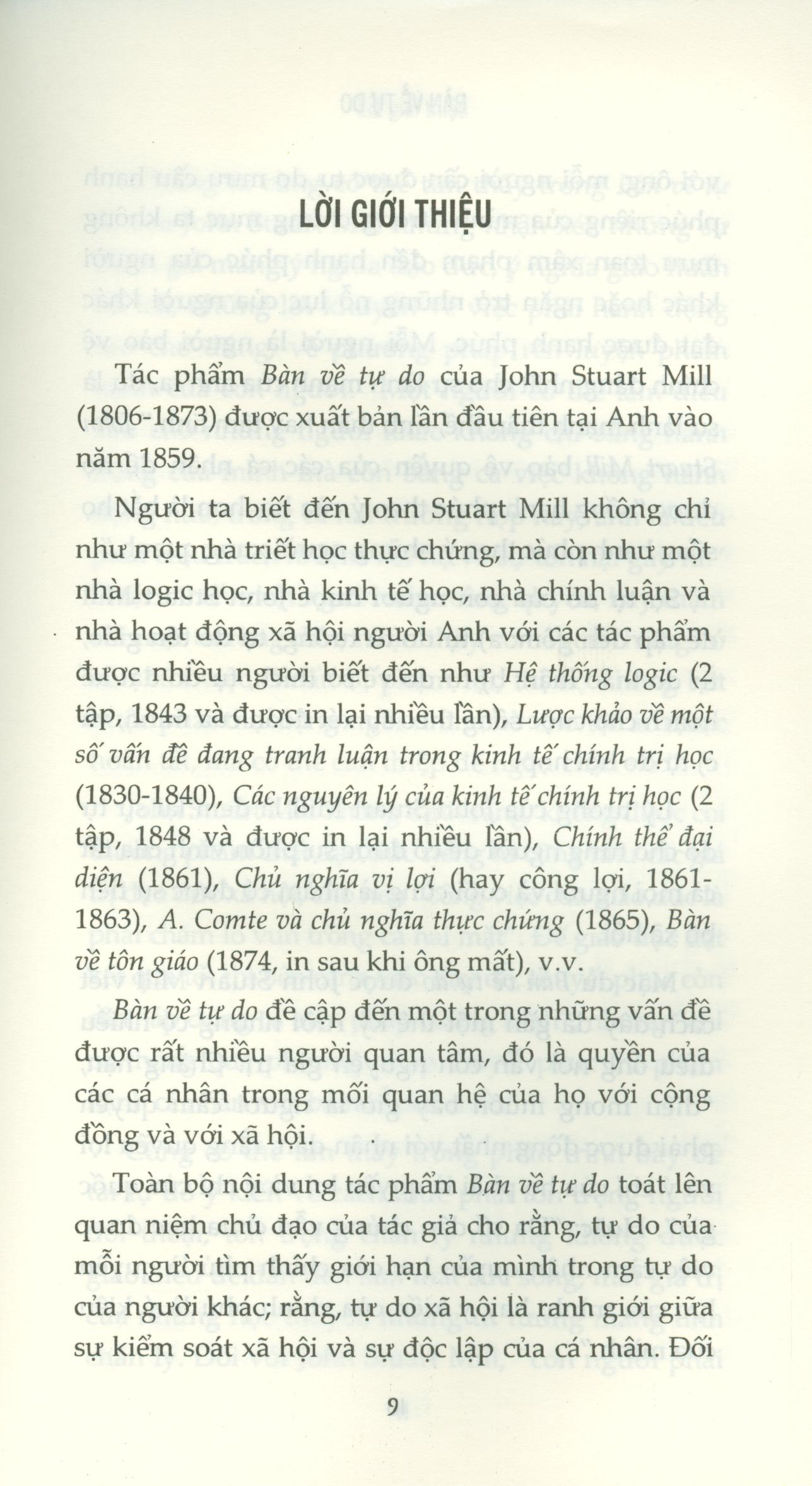 Bàn Về Tự Do