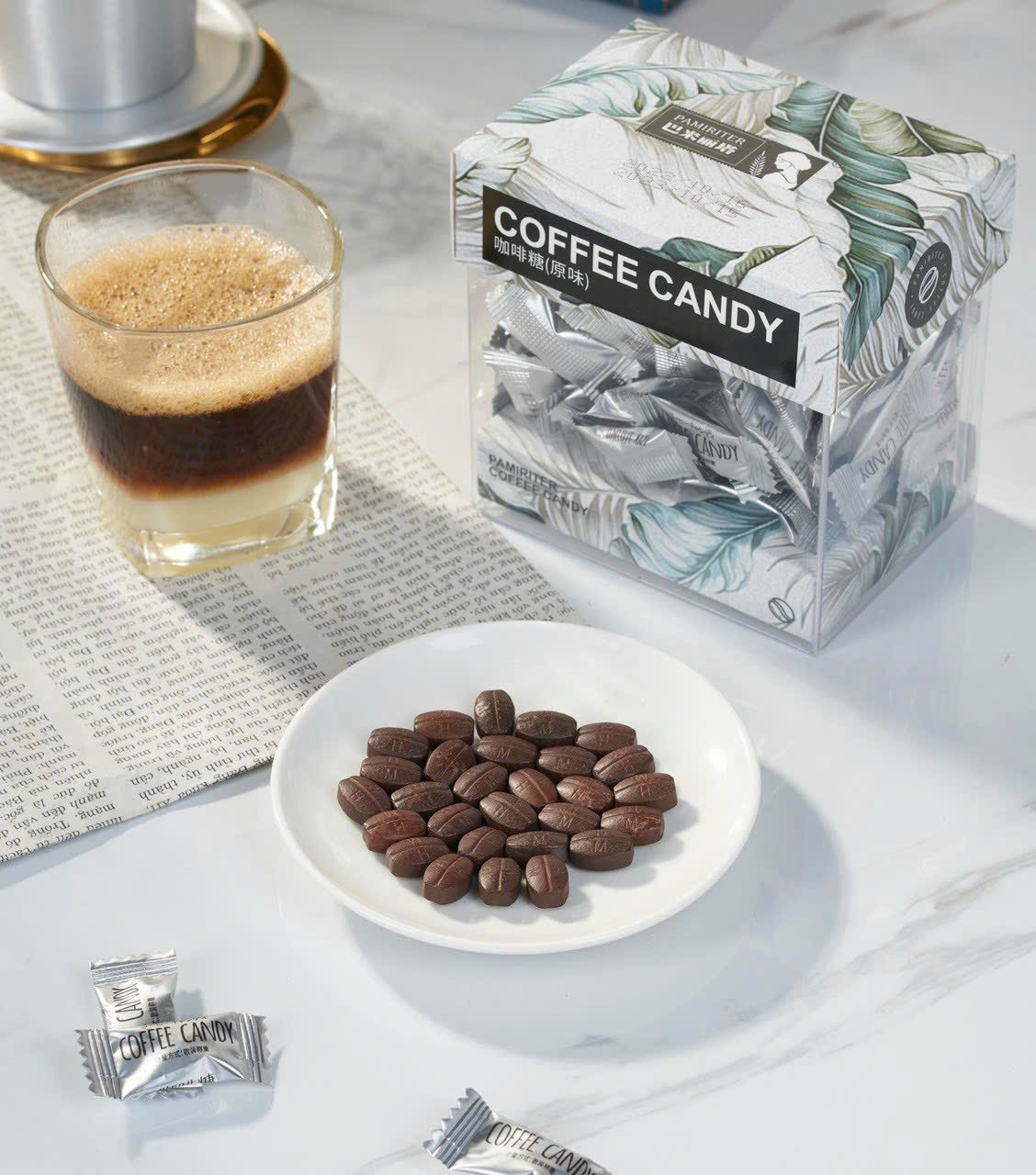 [Siêu Hot] Kẹo Coffee Candy Đài Loan - Hủ 70gr