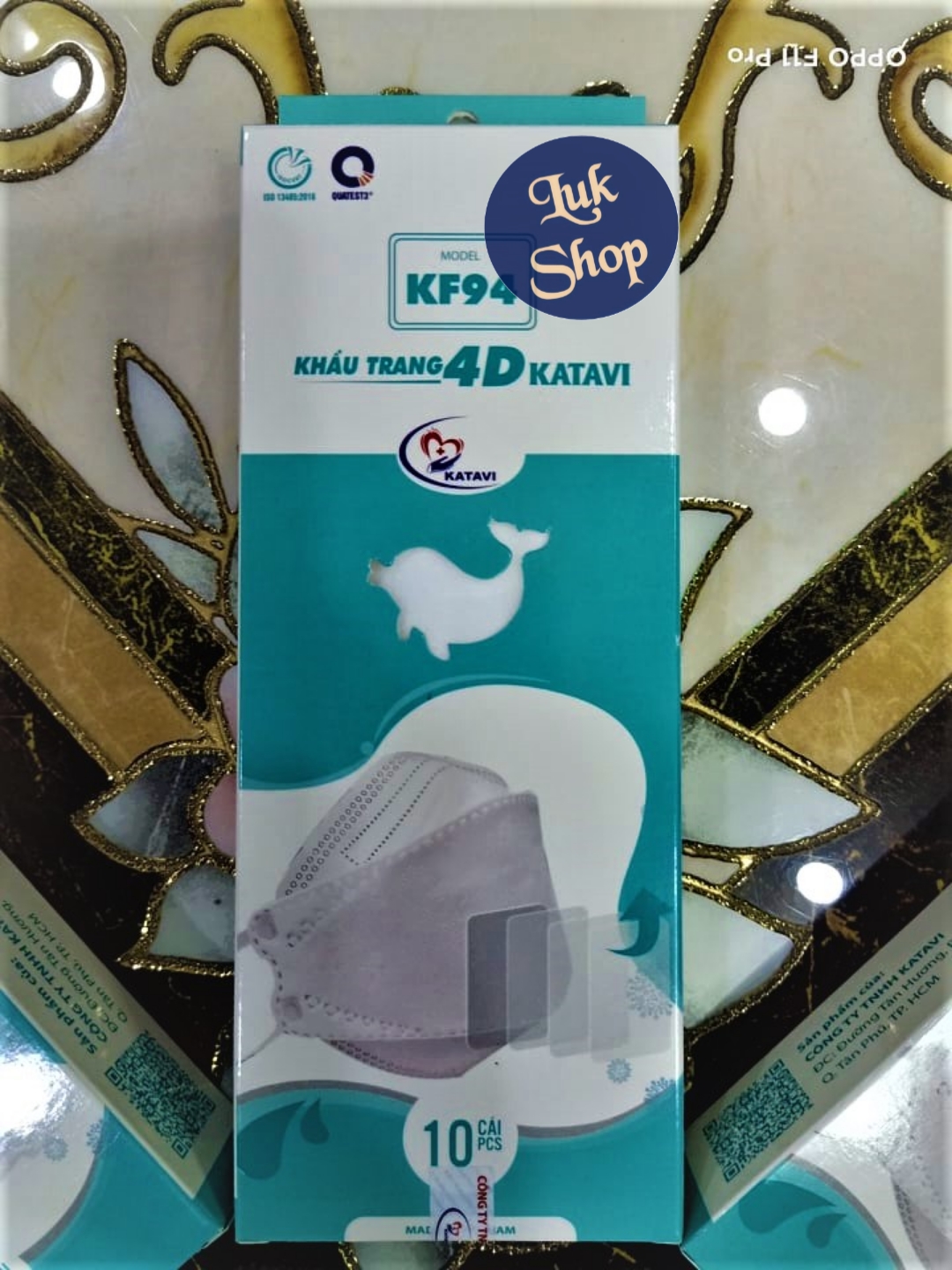HCMKhẩu Trang Kháng Khuẩn KF94 Katavi 10 cái hộp