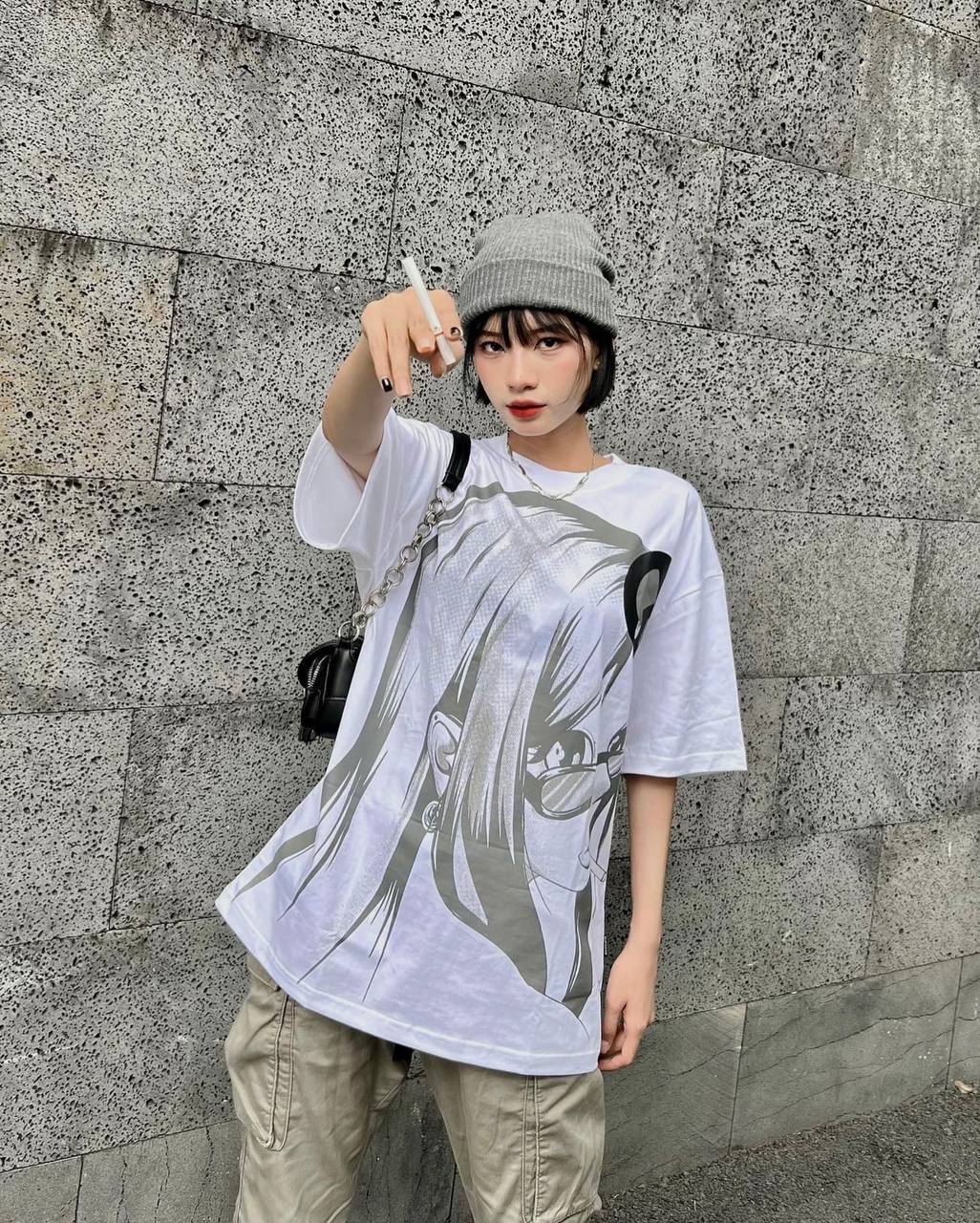 RIPOFFF Big Girl T-shirt - White