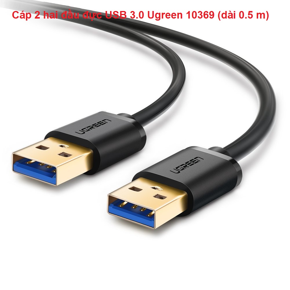 Cáp 2 hai đầu đực usb 3.0 ugreen 10369