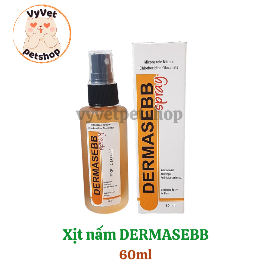 Xịt nấm Dermasebb cho chó mèo