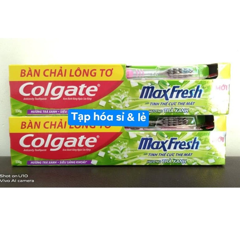 KEM ĐÁNH RĂNG COLGATE MAXFRESH 230G HƯƠNG BẠC HÀ+ BCDR CAO CẤP