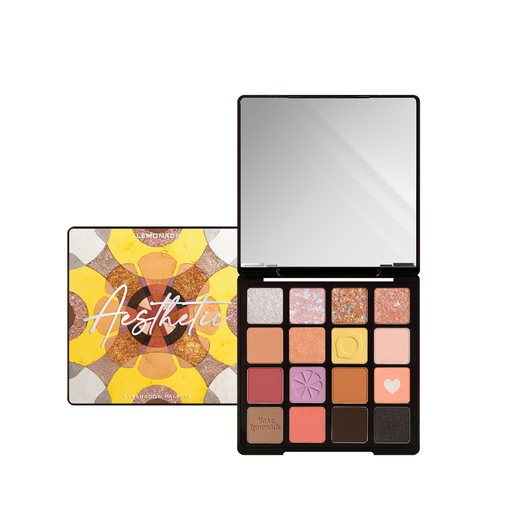 Bảng phấn mắt Lemonade Aesthetic Eyeshadow Palette 16 ô 20.8g