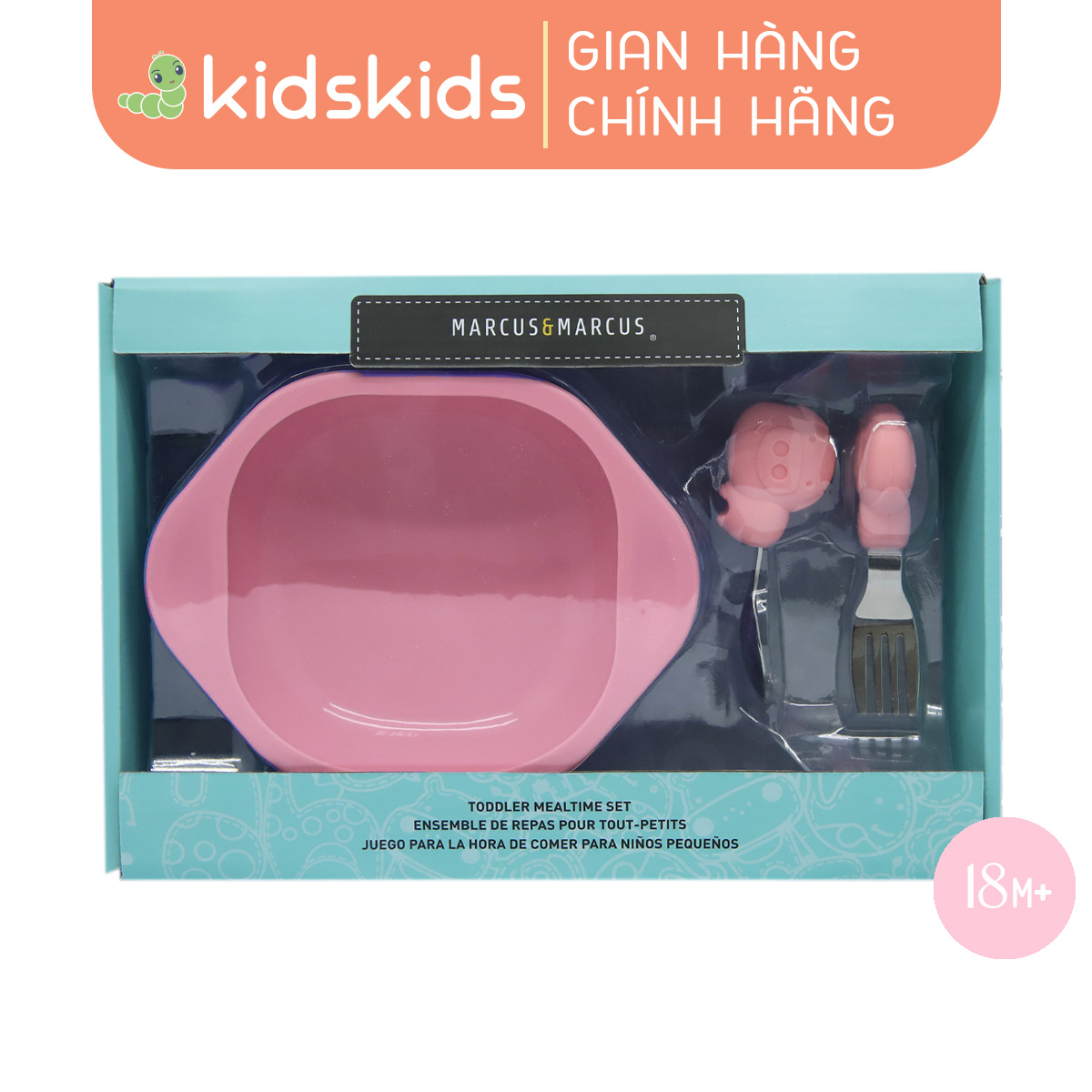 Bộ đồ dùng ăn dặm Toddler Marcus & Marcus - Pokey