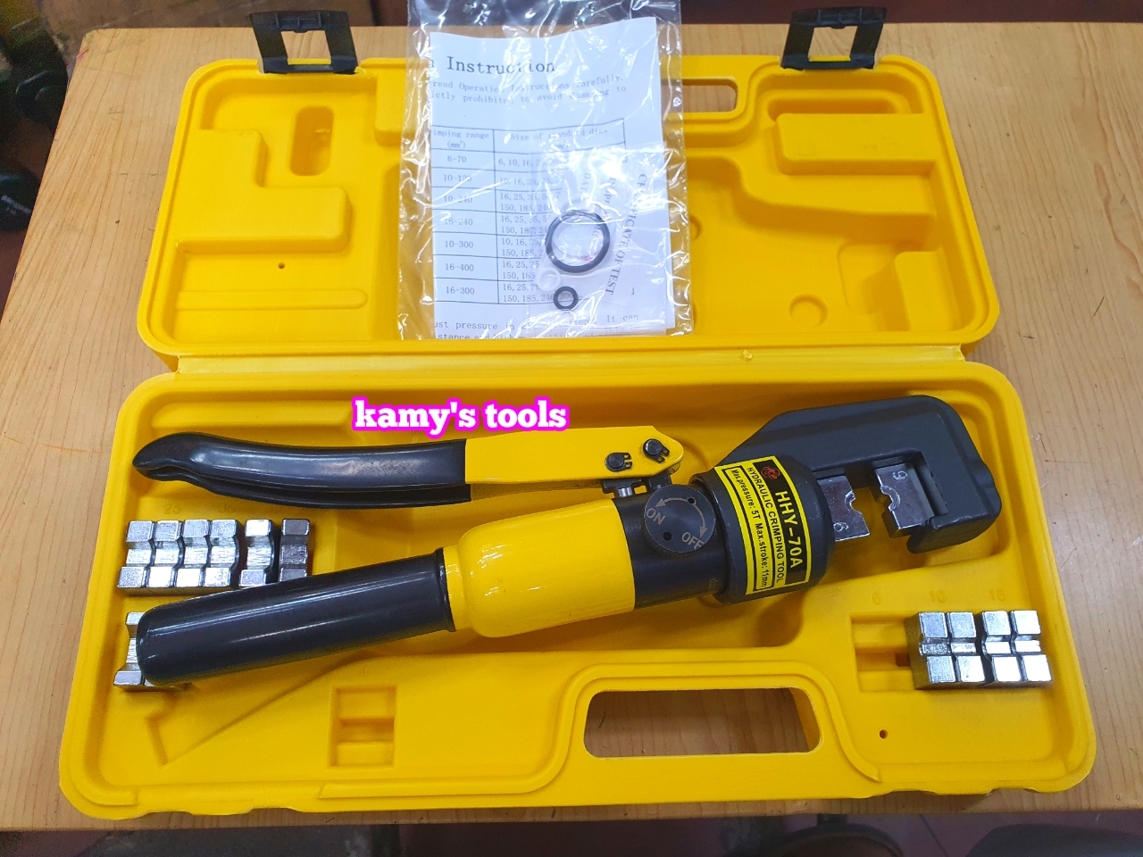 Kìm Ép Cos Thủy Lực Hhy-70a 6-70mm2