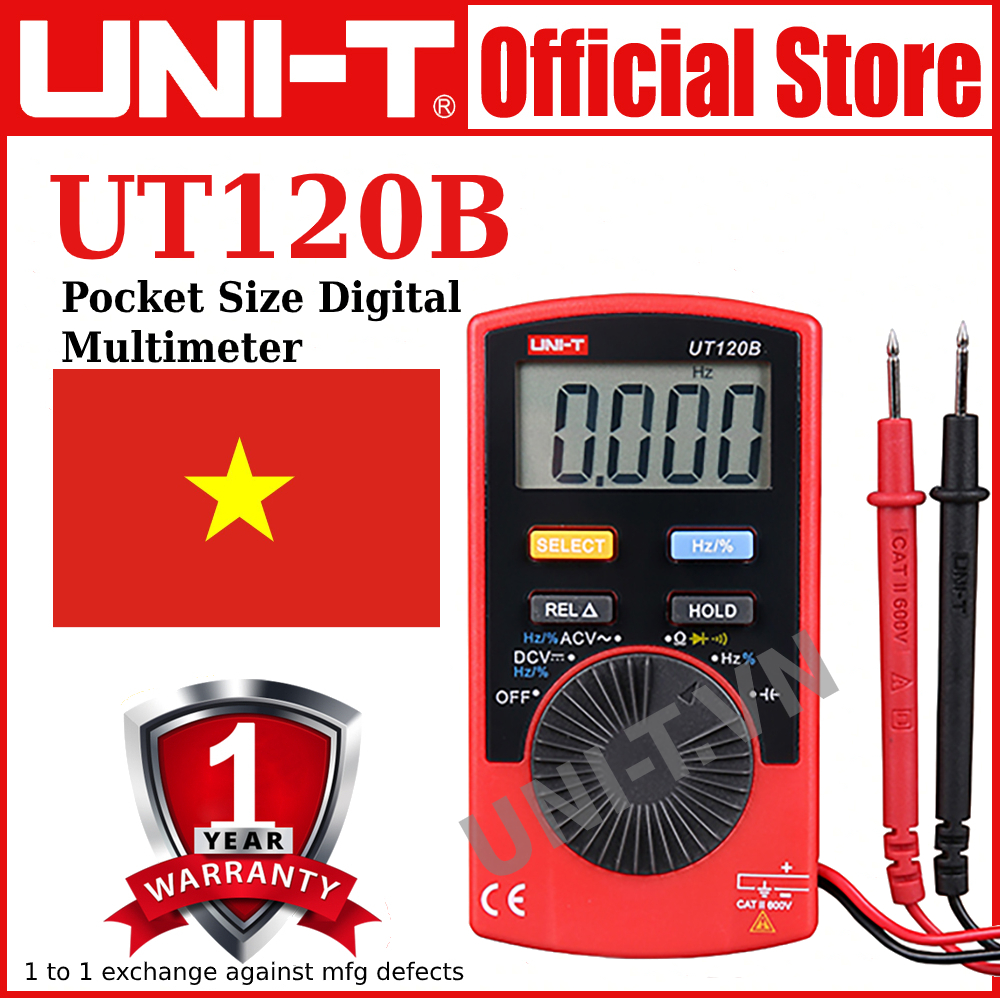 [HCM]UNI-T UT120C/UT120A/UT120B Pocket Size Digital Multimeter