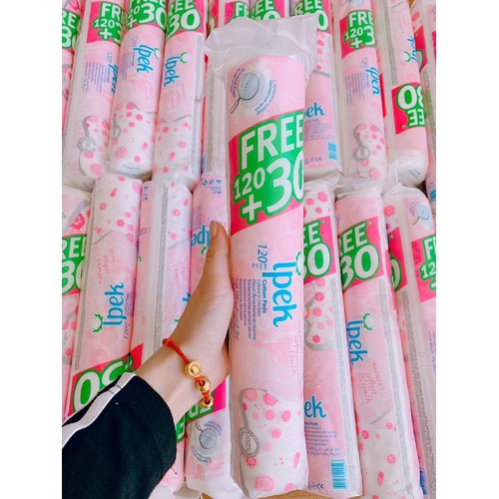 Combo 5 Bông Tẩy Trang IPEK 130 Miếng (Thổ Nhĩ Kì)