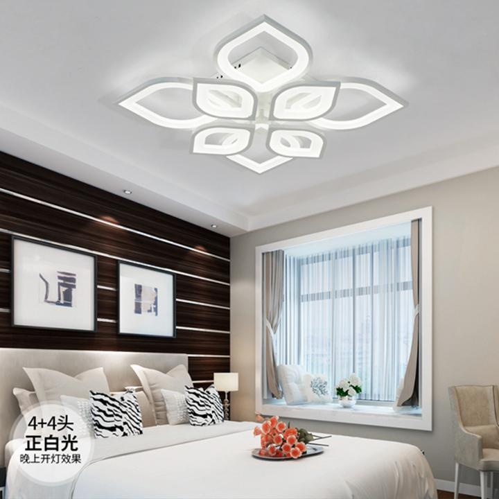 Đèn LED mâm ốp trần Cánh Sen 3 Màu 8 Cánh