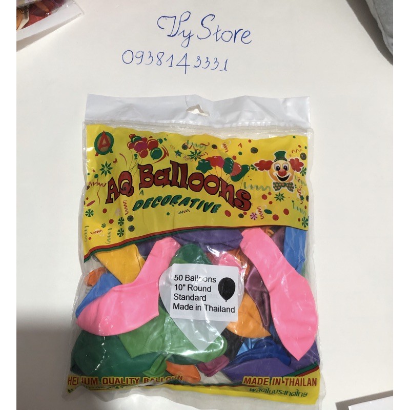 Bong bóng tròn 1 bịch 50 cái