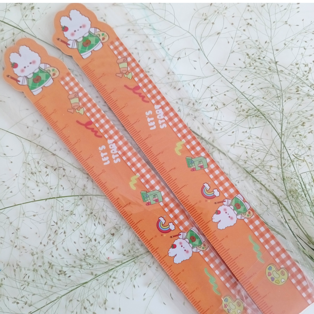 Thước kẻ dẻo hoạt hình dễ thương Lonita thước học sinh 15cm TK01