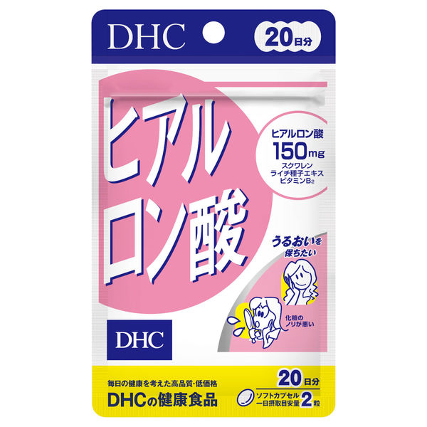 Viên Uống Cấp Nước Đẹp Da DHC Hyaluronic Acid (Gói 40 Viên/ 20 Ngày) - Dưỡng Ẩm, Cấp Ẩm Cho Da Căng Mịn, Tăng Đàn Hồi, Giảm Lão Hóa Da - Hàng Nội Địa Nhật Panda Fukuoka