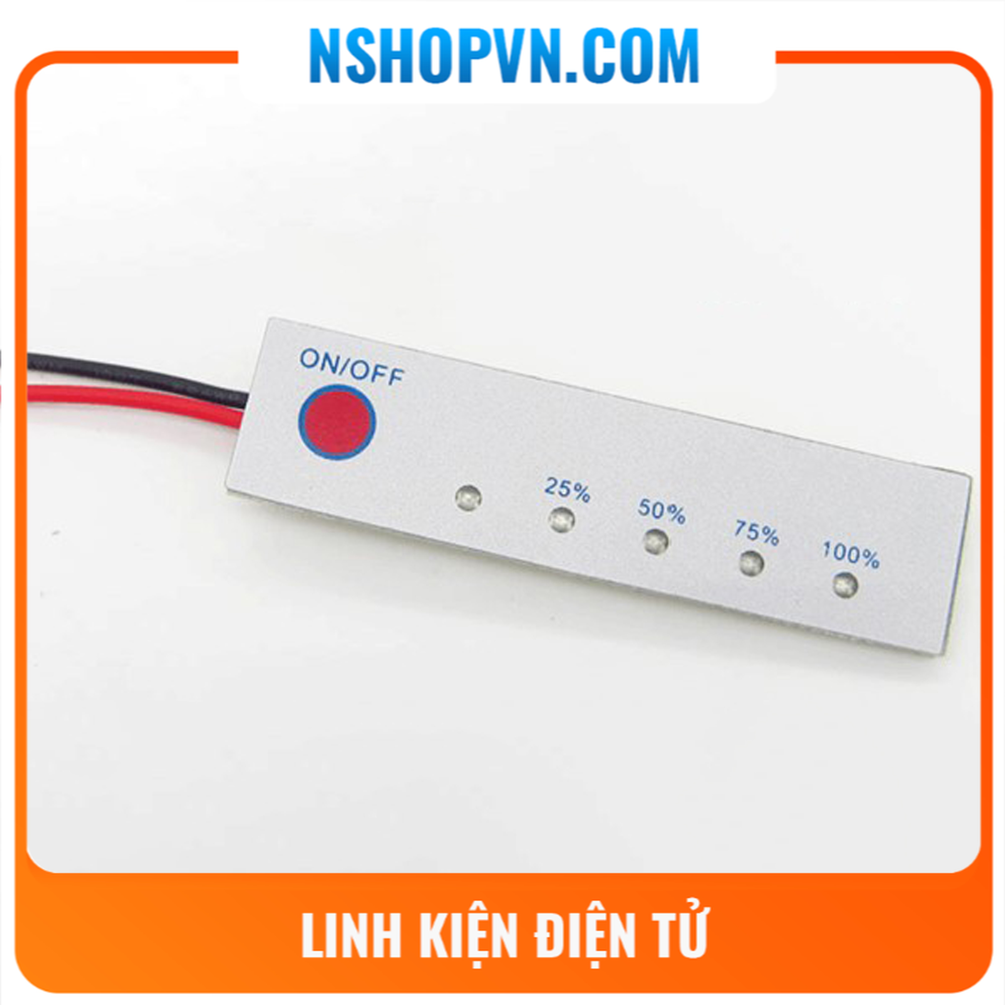 Mạch test hiển thì dung lượng pin Lithium 3S