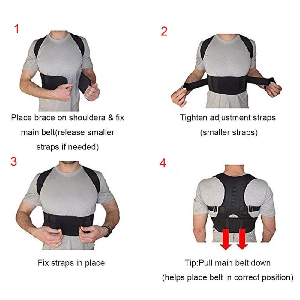 Áo đai chống gù hiệu quả chọn size