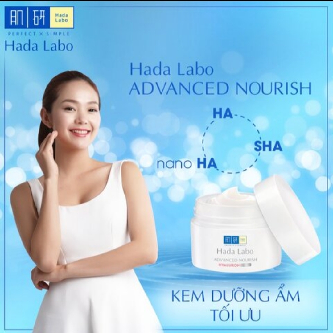 Combo Bộ 4 Bước Sạch Da Ẩm Mịn Hada Labo Advanced Nourish