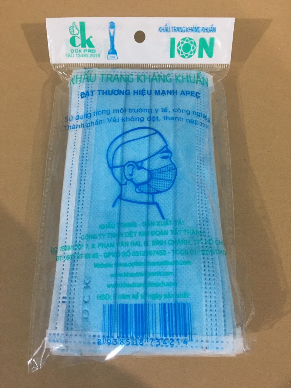 Khẩu Trang Y Tế Xanh 5 Lớp