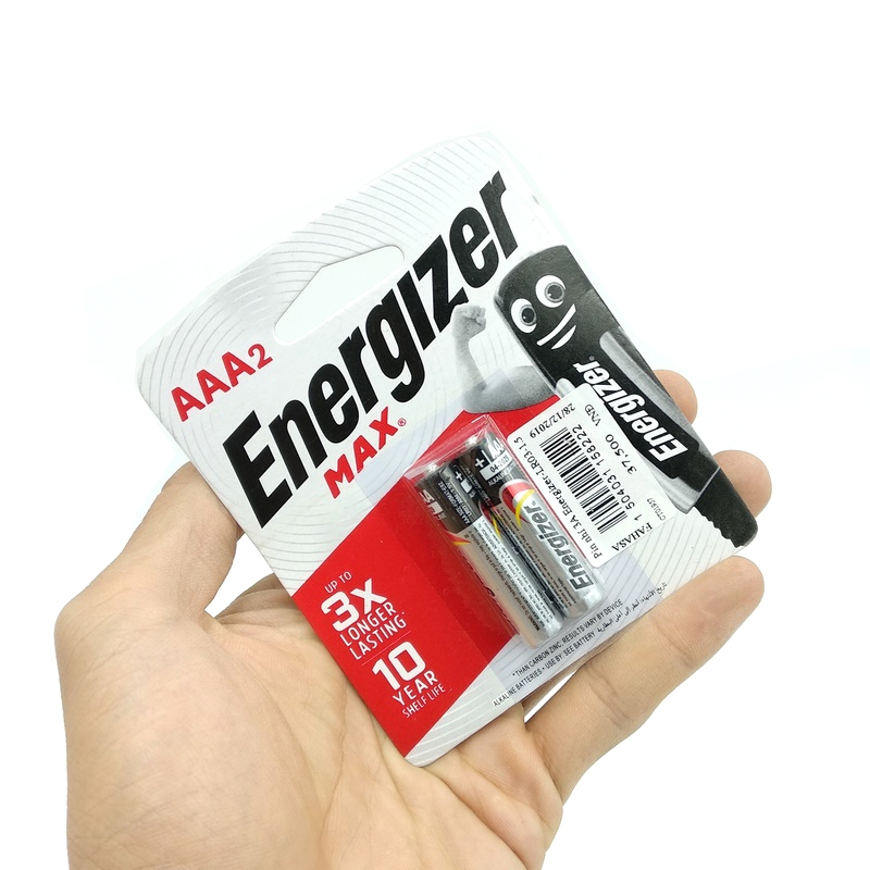 Fahasa - Pin Energizer Max E92 BP2 AAA 1.5V LR03