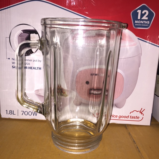 CỐI THỦY TINH LỚN 1 LÍT CHO MÁY XAY SINH TỐ