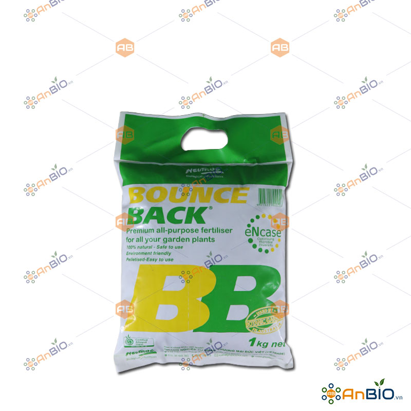 BOUNCE BACK Gói 1Kg Phân Bón Hữu Cơ Đậm Đặc Dạng Viên Của ÚC - SA.1002