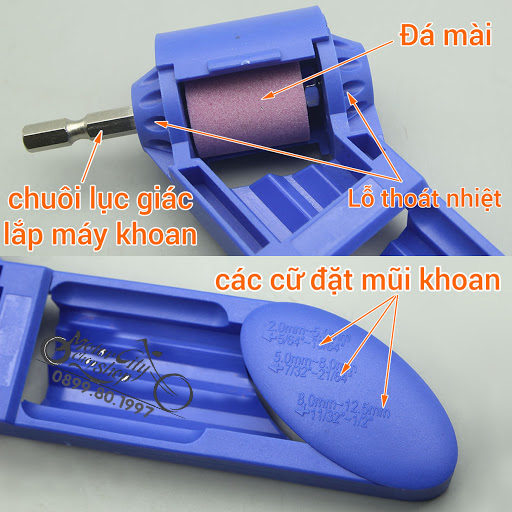 Dụng cụ mài mũi khoan