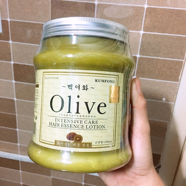 Hấp dầu, ủ tóc, xả tóc giúp tóc mềm mượt phục hồi giữ màu tóc chắc khỏe OLIVE